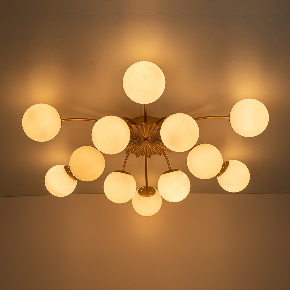 Lumina Modern Glass Chandelier