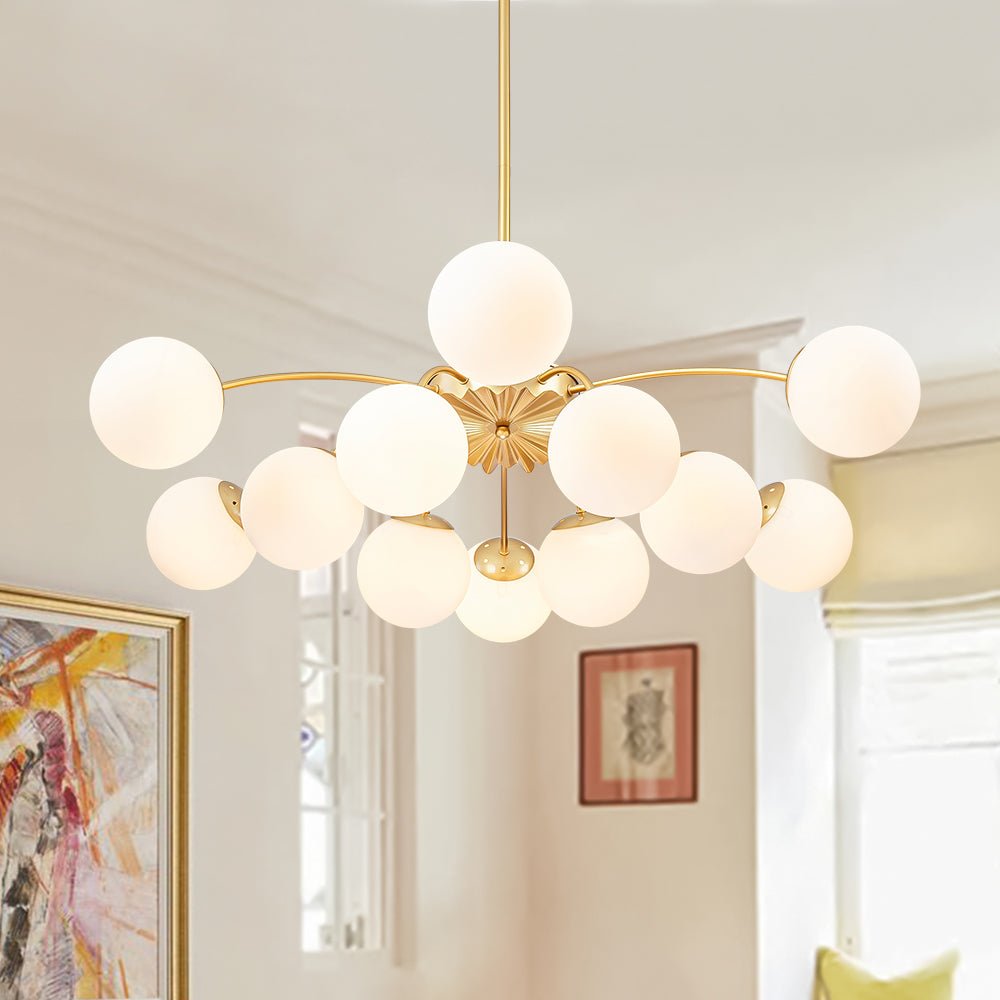 Lumina Modern Glass Chandelier