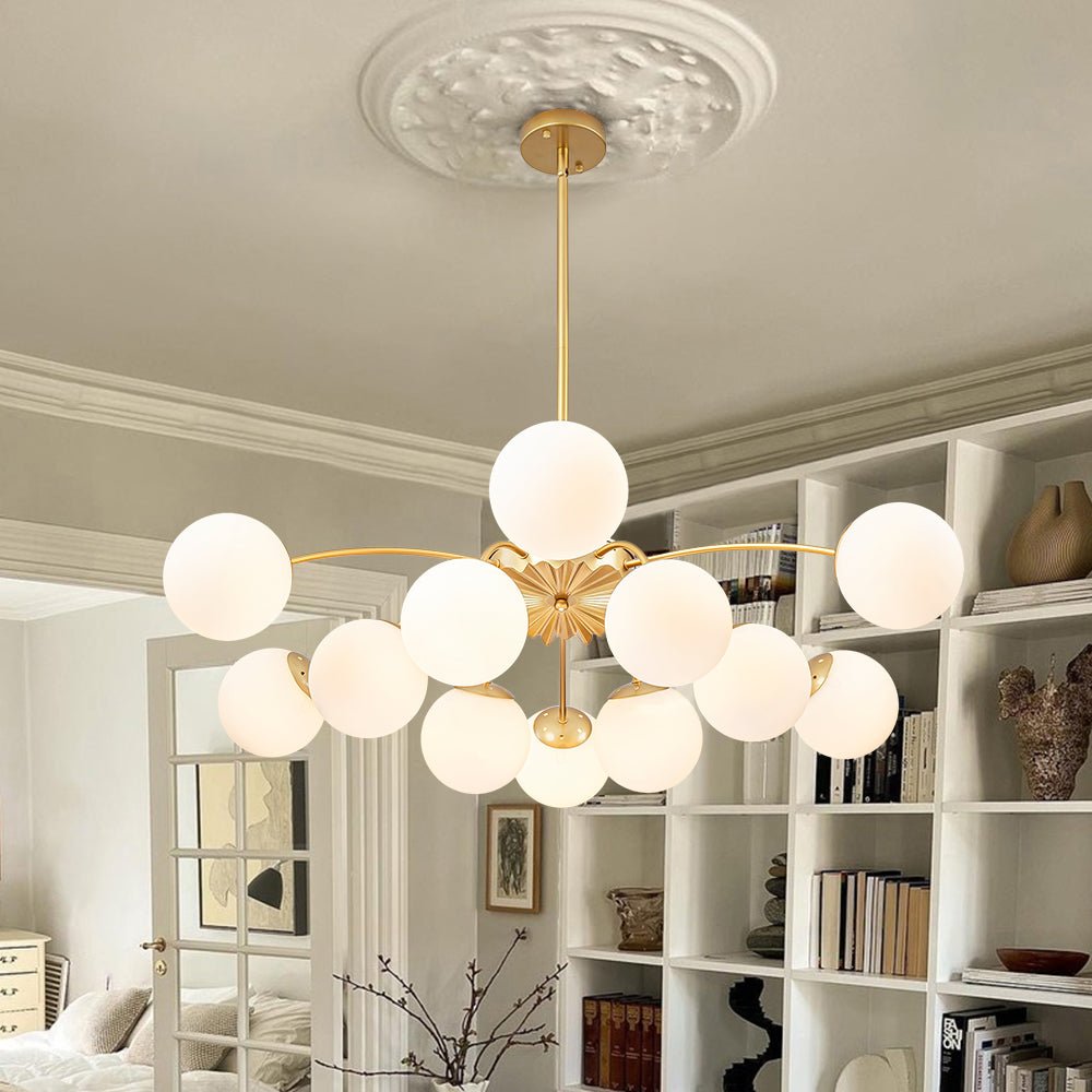 Lumina Modern Glass Chandelier