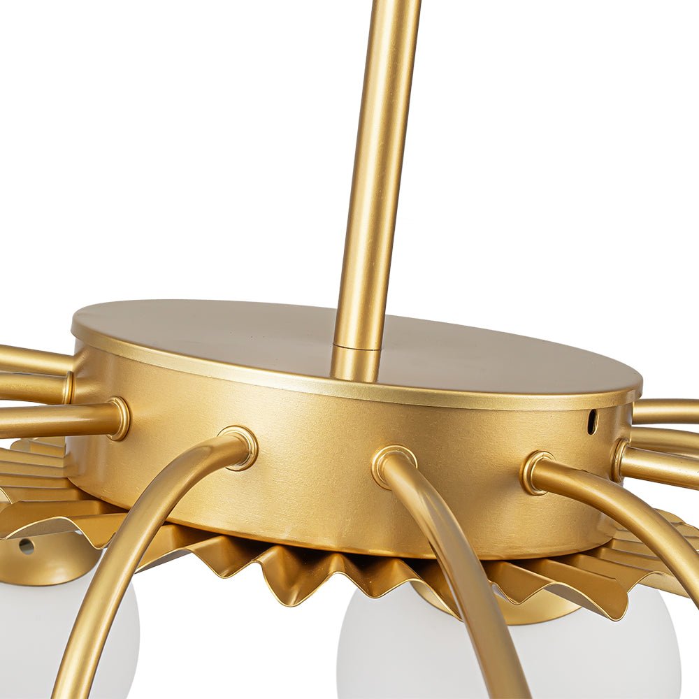 Lumina Modern Glass Chandelier