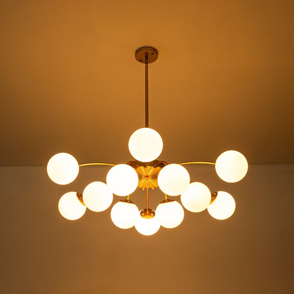 Lumina Modern Glass Chandelier