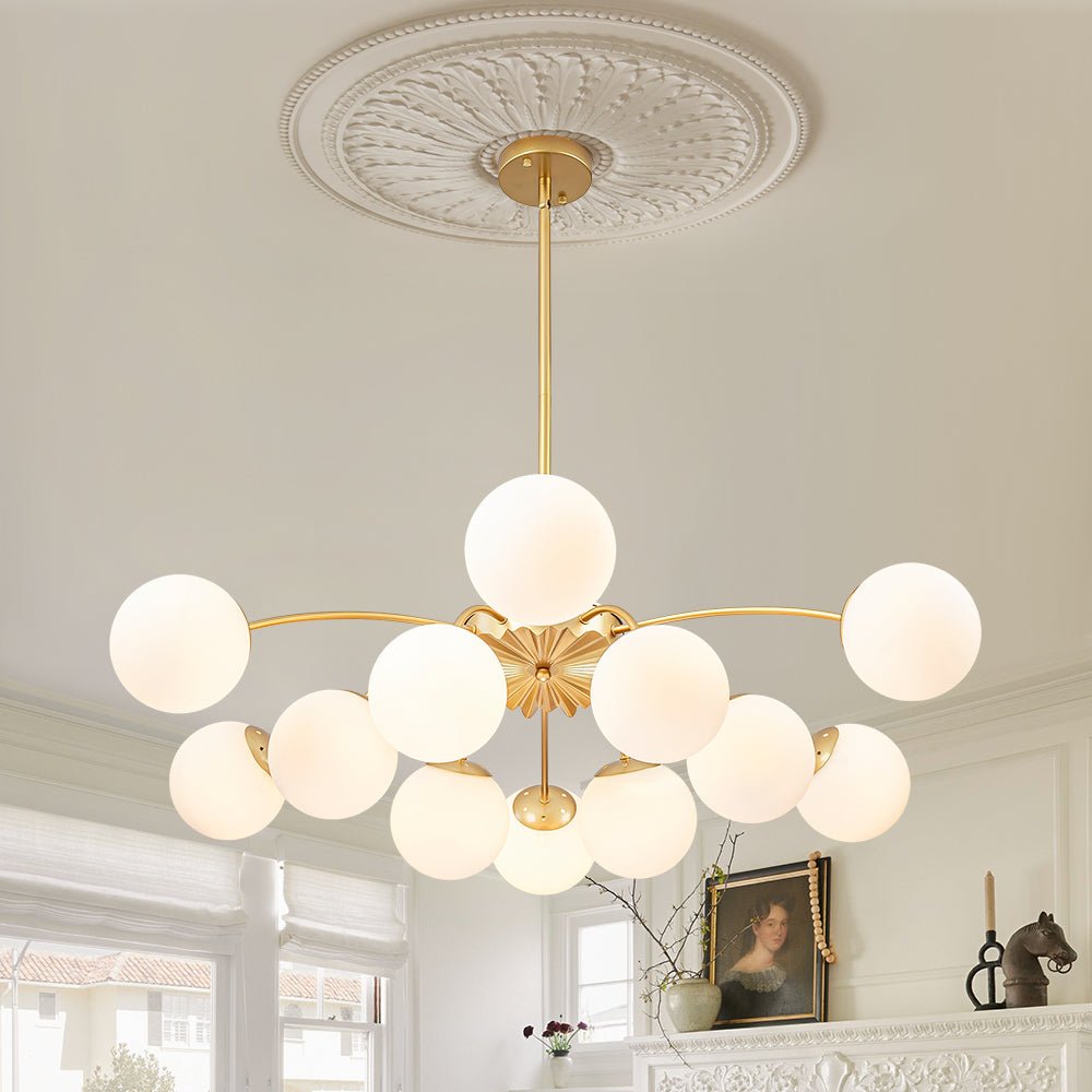 Lumina Modern Glass Chandelier