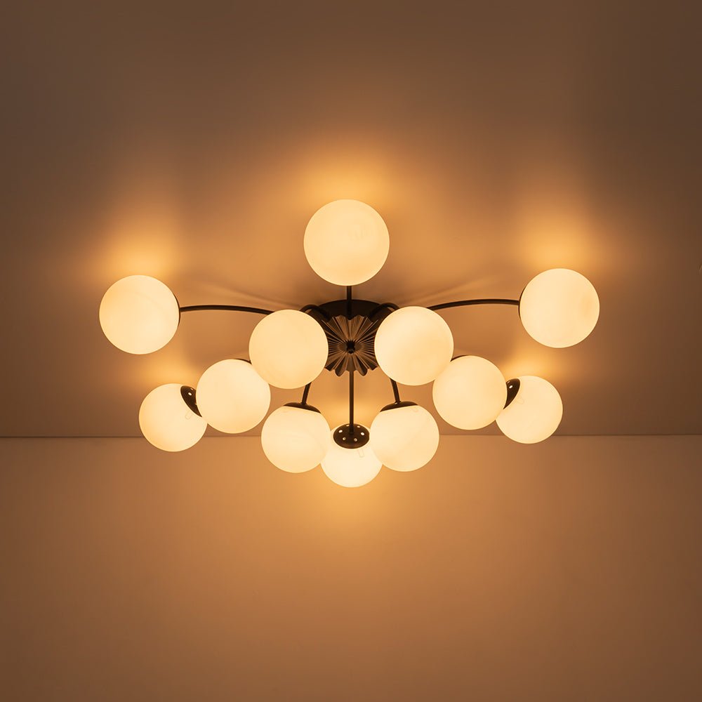 Lumina Modern Glass Chandelier