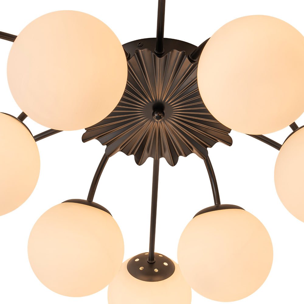 Lumina Modern Glass Chandelier