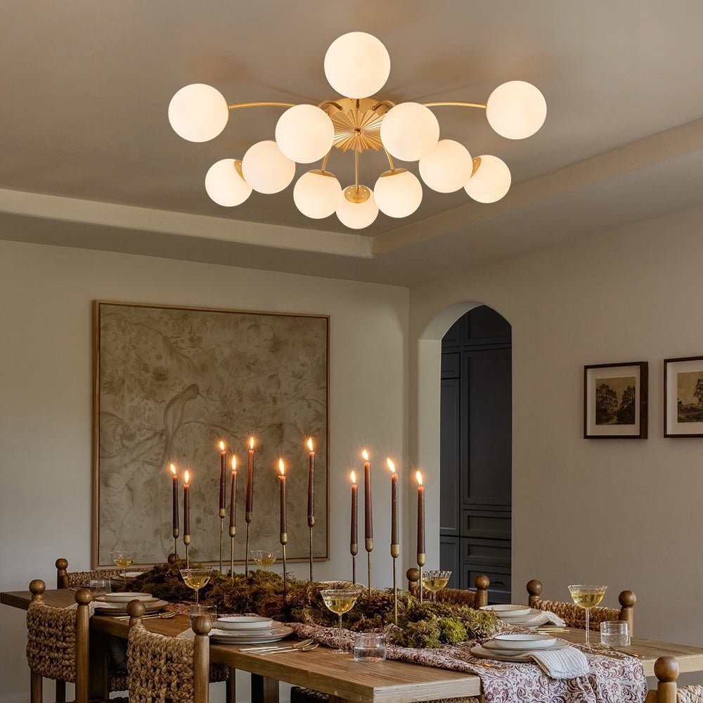 Lumina Modern Glass Chandelier