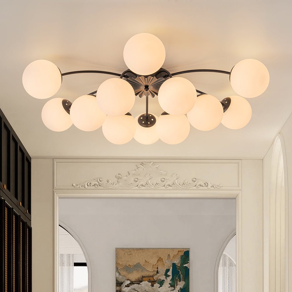 Lumina Modern Glass Chandelier