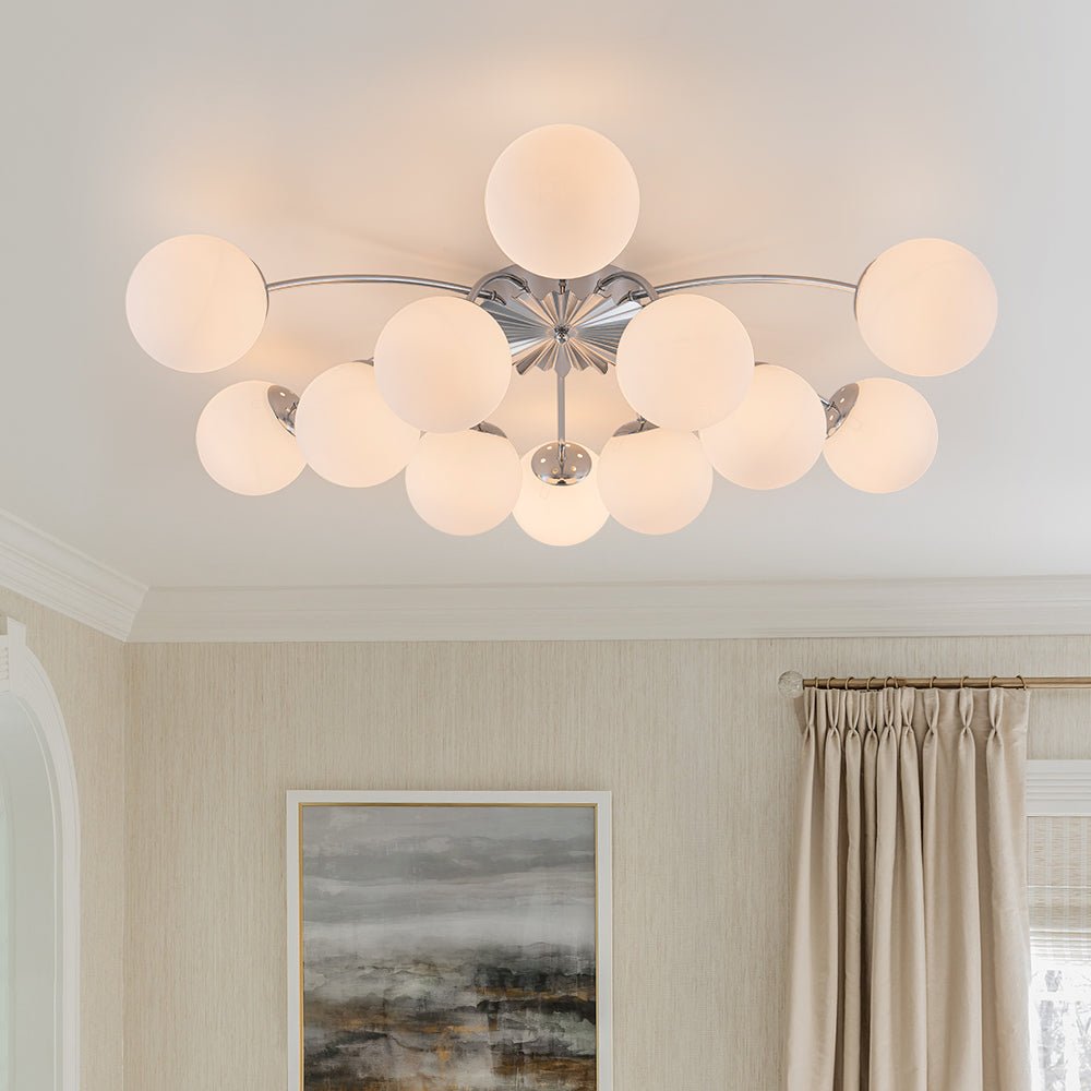 Lumina Modern Glass Chandelier