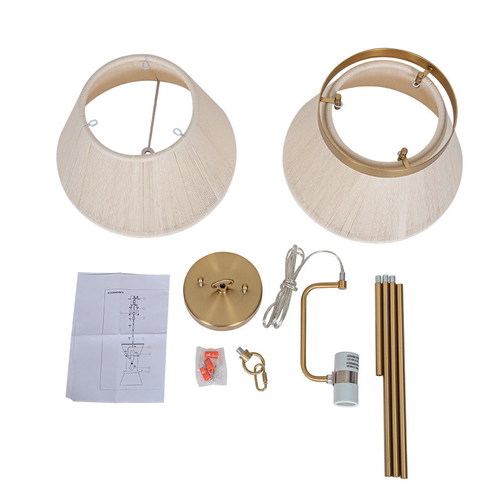 Valina Modern Metal Rope Pendant Light