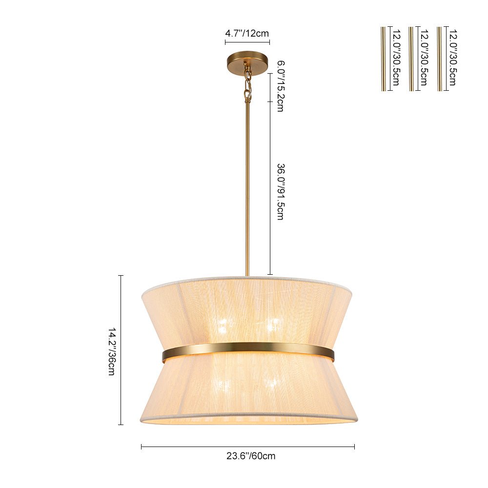 Valina Modern Metal Rope Pendant Light