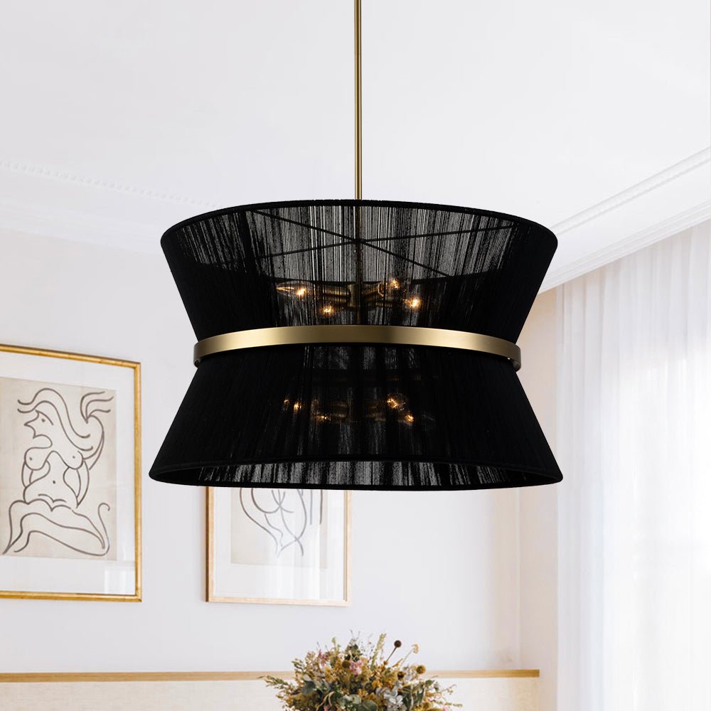 Valina Modern Metal Rope Pendant Light