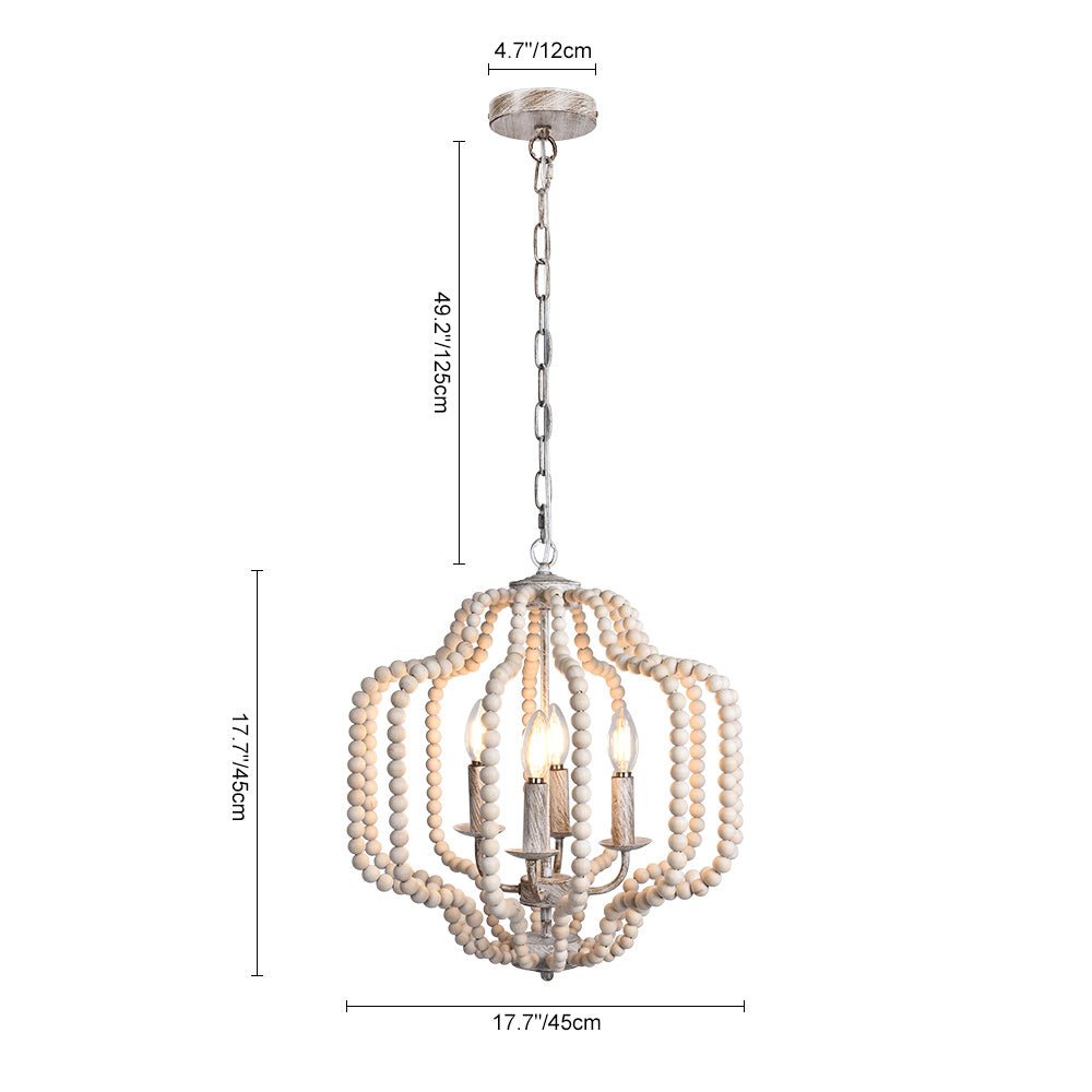 Individual Creativity Wood Pendant Light
