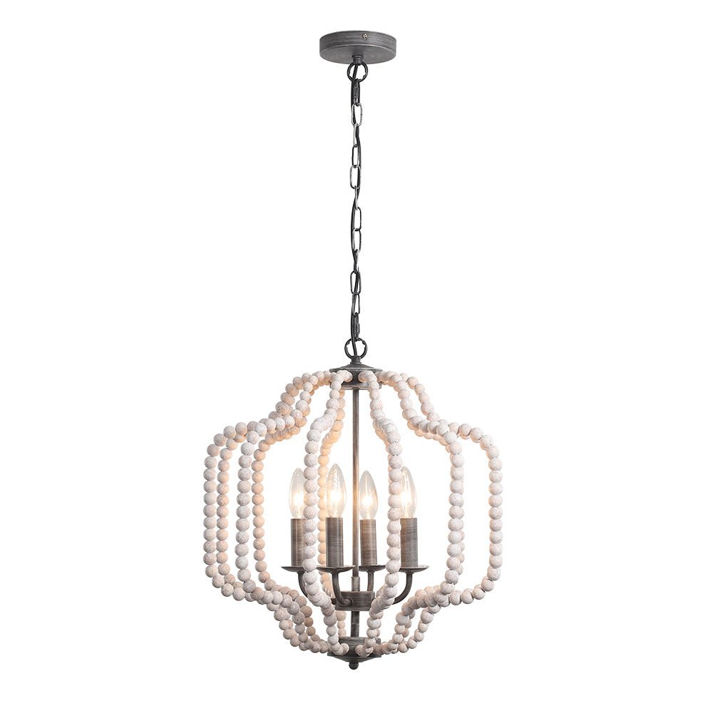 Individual Creativity Wood Pendant Light