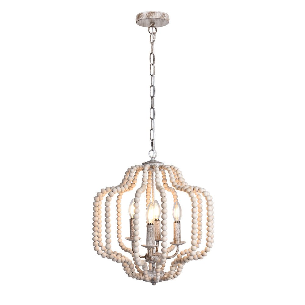 Individual Creativity Wood Pendant Light