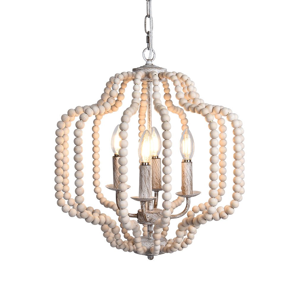 Individual Creativity Wood Pendant Light