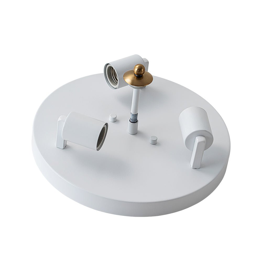 Norduli Modern  Flower MetalGlass Semi Flush Ceiling Light