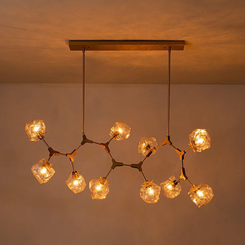 Ostunix Branch Frozen  Ice Style Glass Pendant