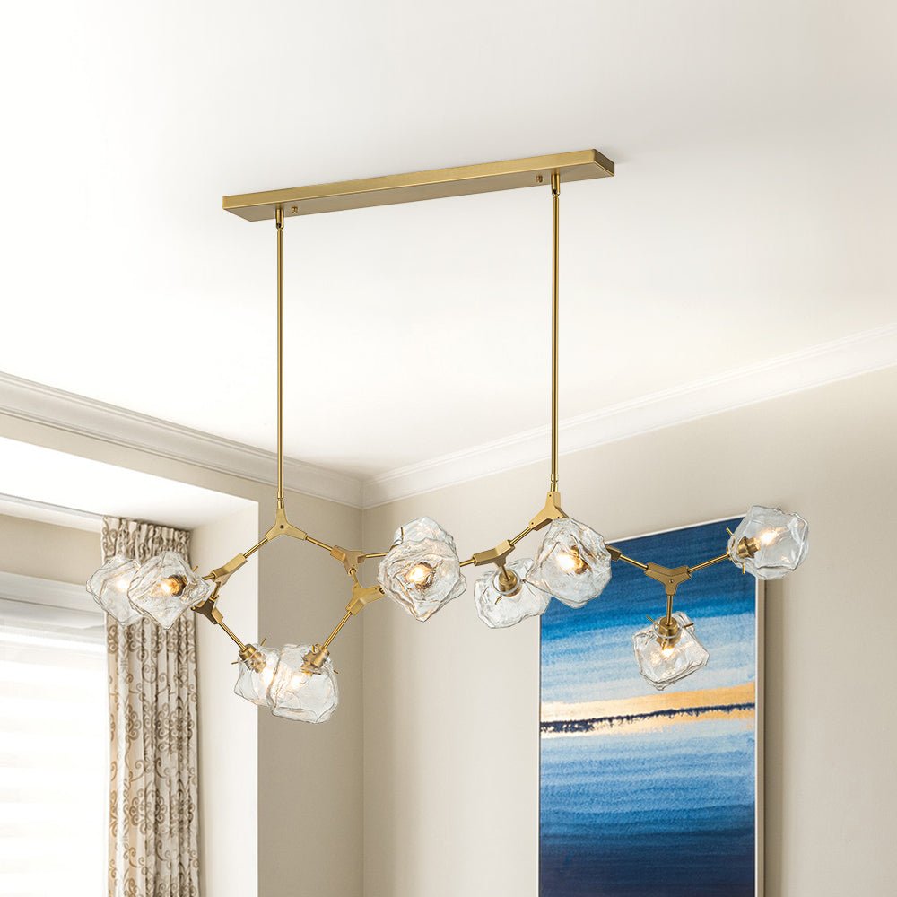 Ostunix Branch Frozen  Ice Style Glass Pendant