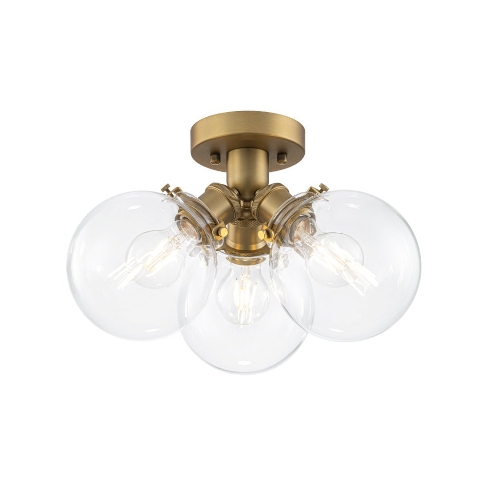 Sifuvum Modern Clear Glass Ceiling Light