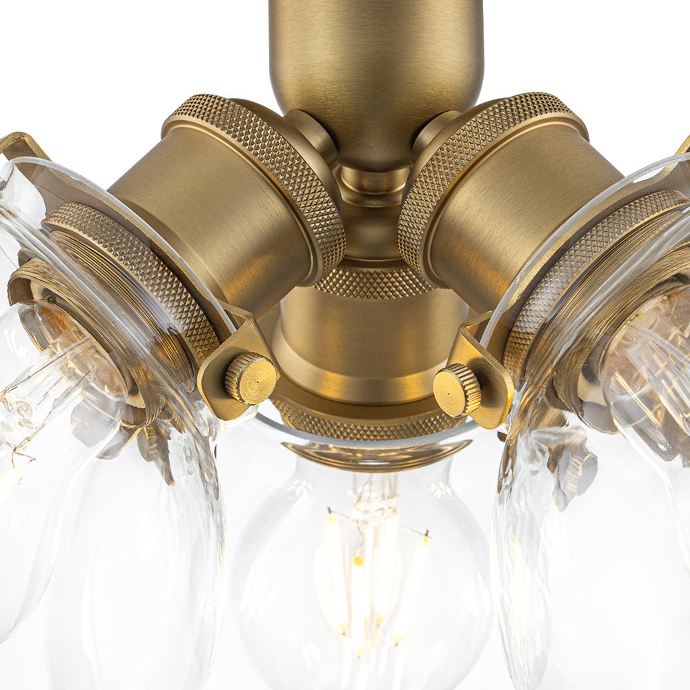 Sifuvum Modern Clear Glass Ceiling Light