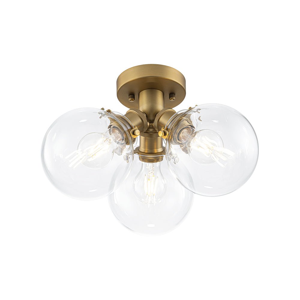 Sifuvum Modern Clear Glass Ceiling Light
