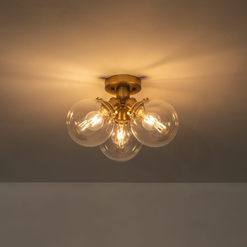 Sifuvum Modern Clear Glass Ceiling Light