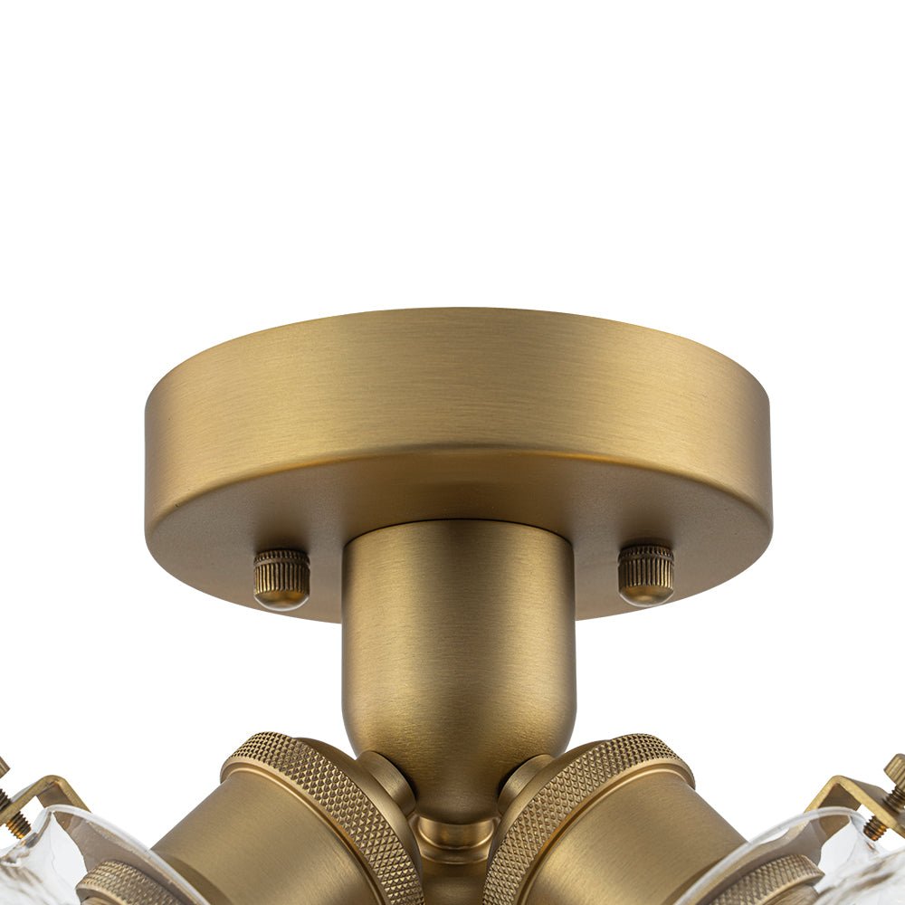 Sifuvum Modern Clear Glass Ceiling Light