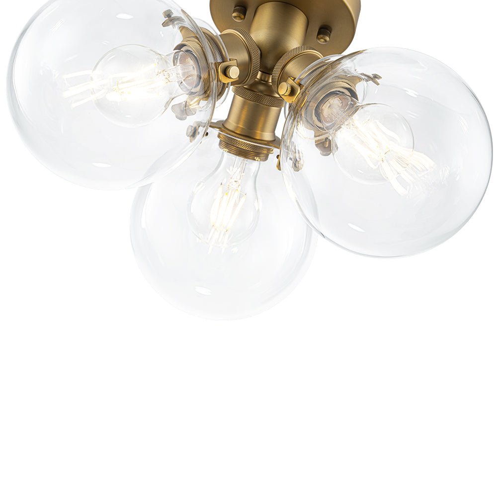 Sifuvum Modern Clear Glass Ceiling Light