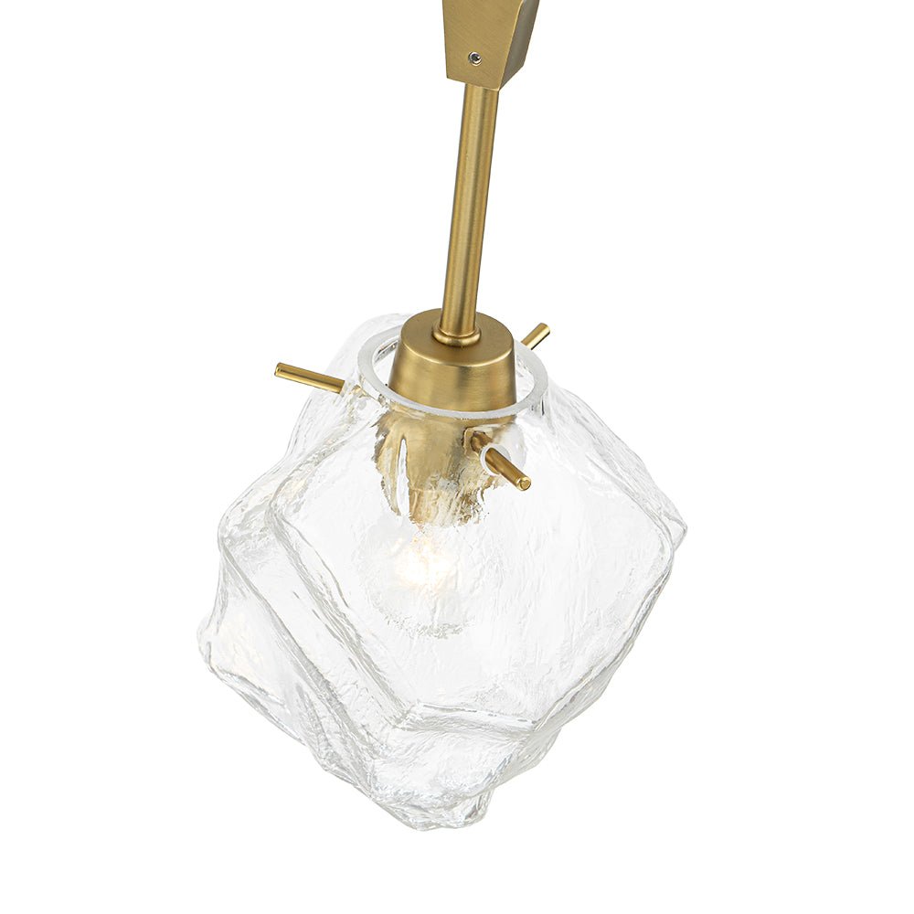 Vatnun Organic Branch Frozen Ice Style Glass Chandelier