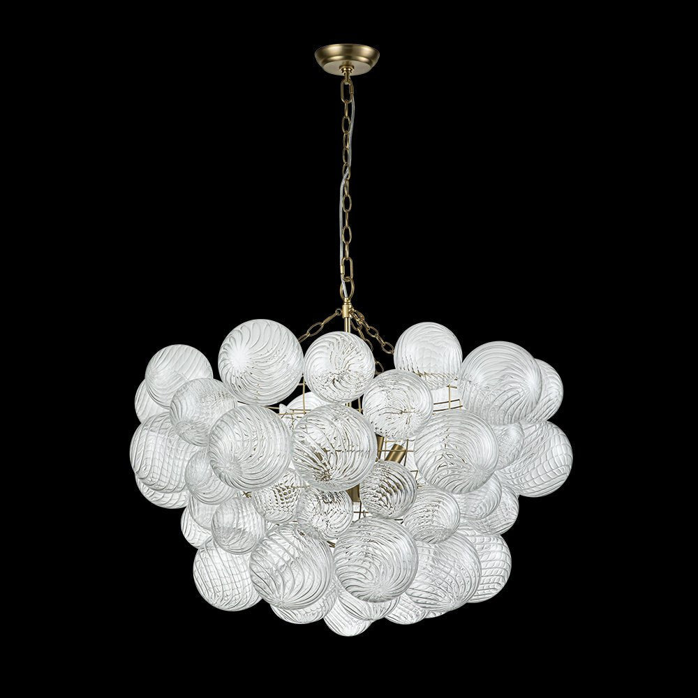 Stellia Bubble Art Brass Chandelier