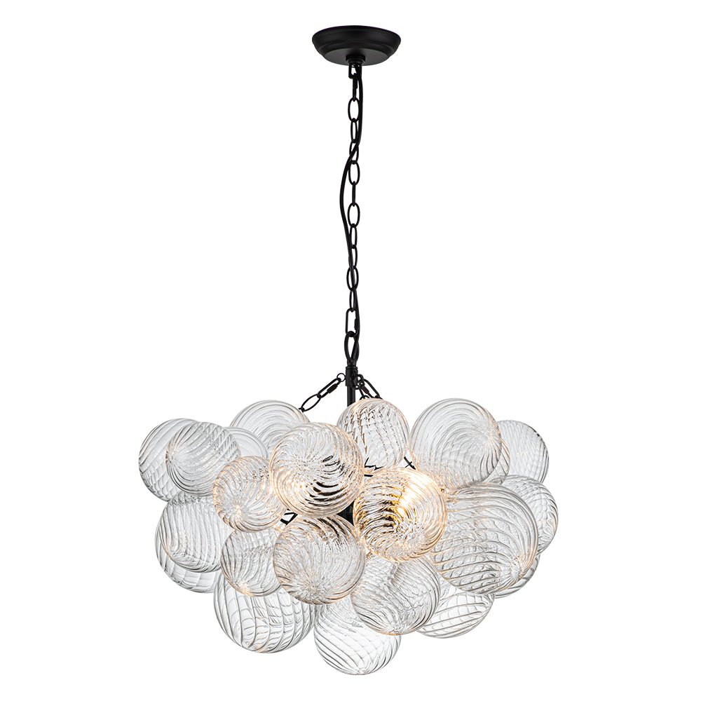 Stellia Bubble Art Brass Chandelier