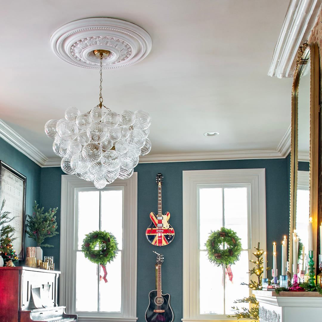 Stellia Bubble Art Brass Chandelier