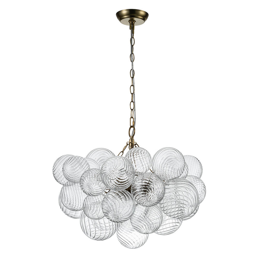 Stellia Bubble Art Brass Chandelier