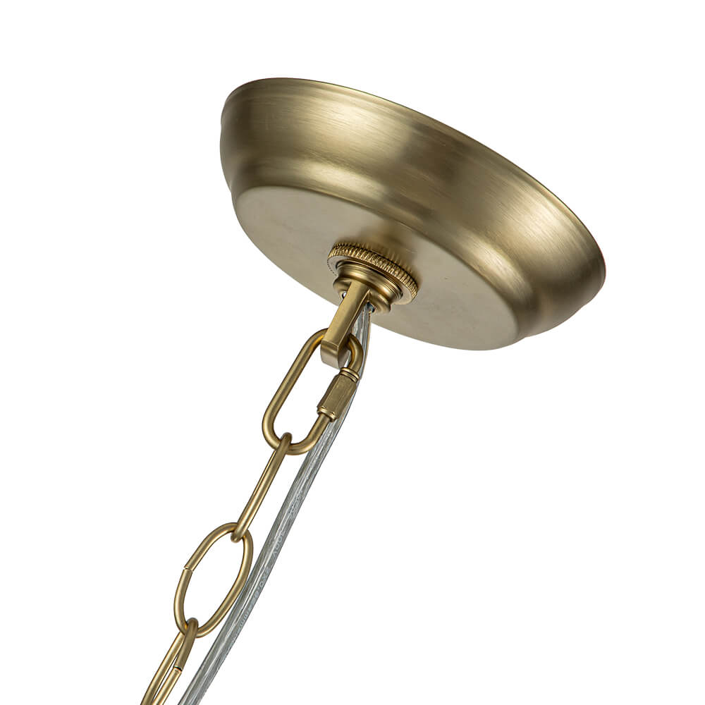 Stellia Bubble Art Brass Chandelier