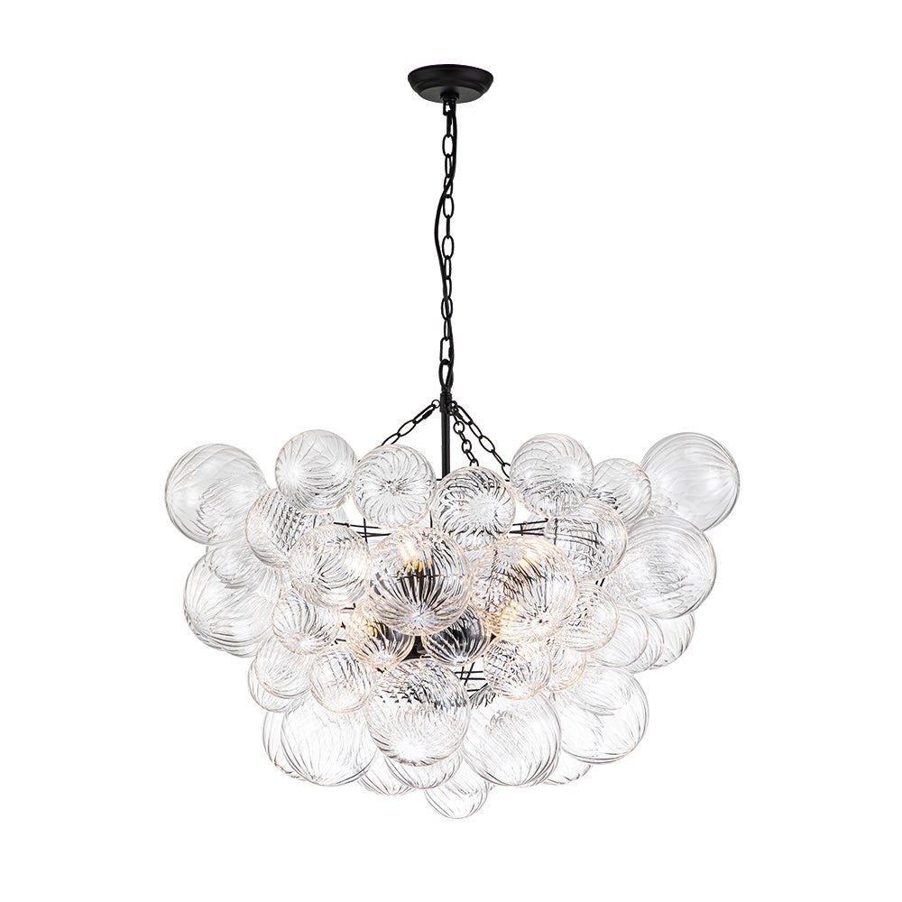 Stellia Bubble Art Brass Chandelier
