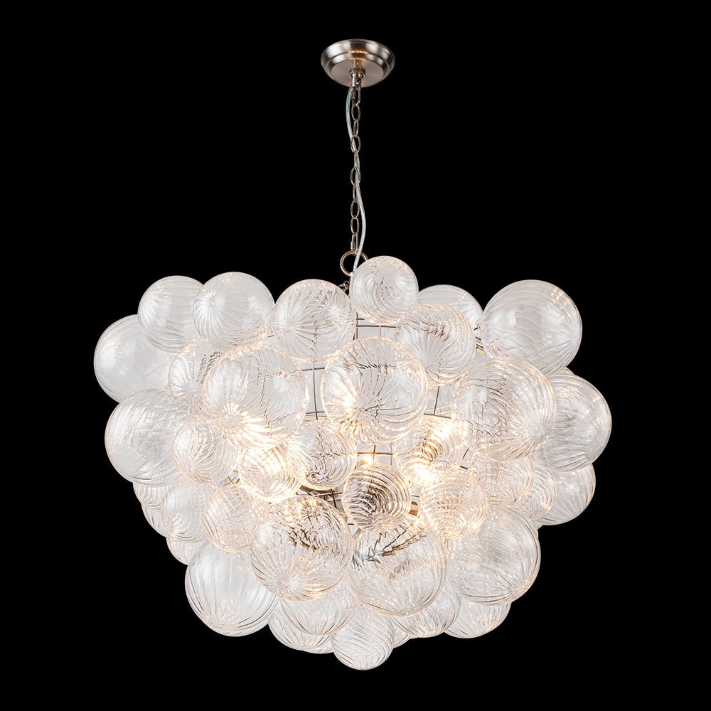Stellia Bubble Art Brass Chandelier