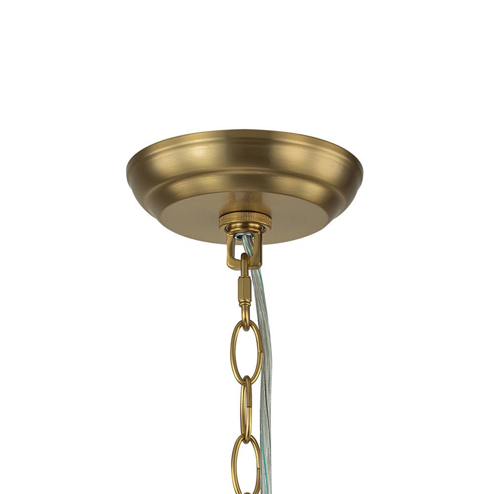 Elorin Texture Globe Bubble Glass Chandelier