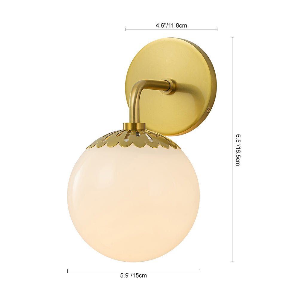 Himinuli Daisy Opal Glass Wall Lamp
