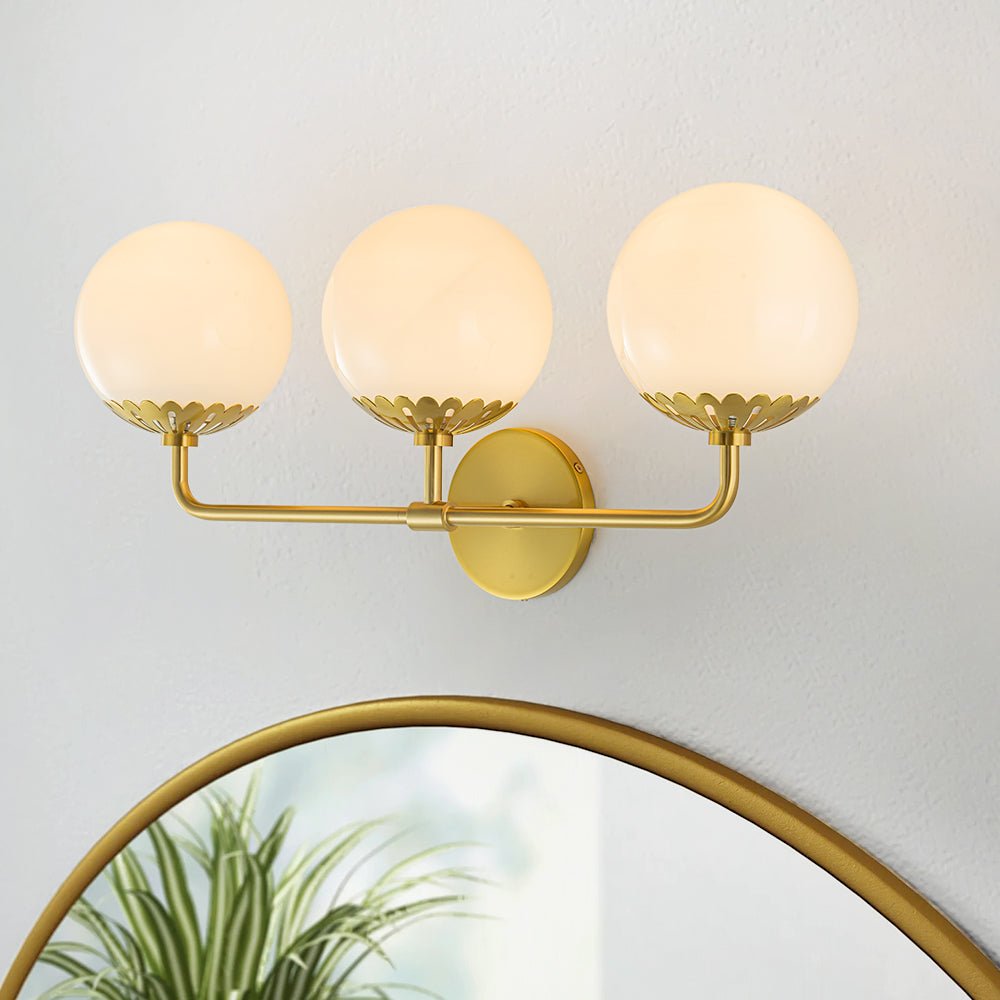 Yrvun Modern Opal Glass Vanity Light