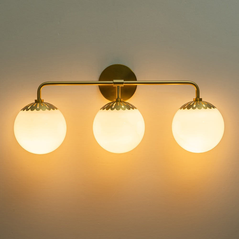 Yrvun Modern Opal Glass Vanity Light