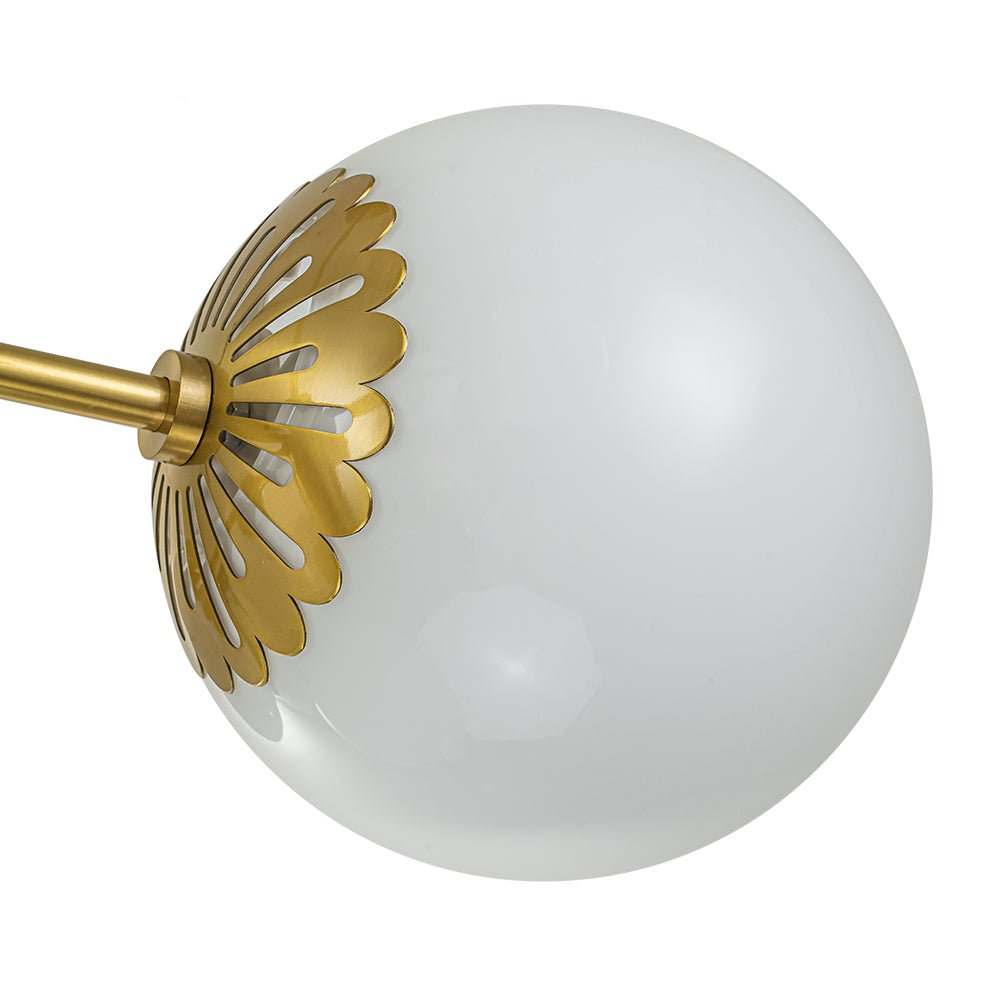 Ostulix Daisy Sputnik Opal Glass Chandelier