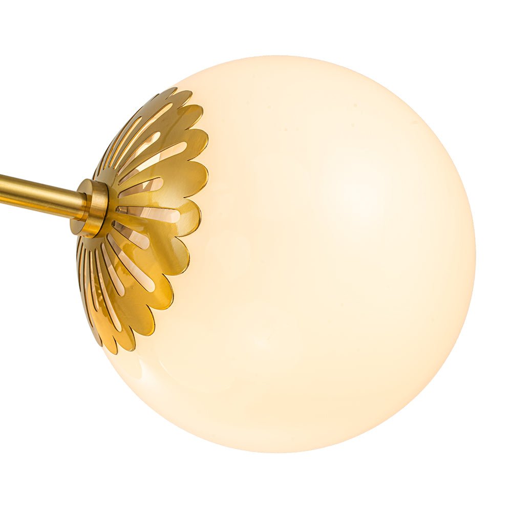 Ostulix Daisy Sputnik Opal Glass Chandelier