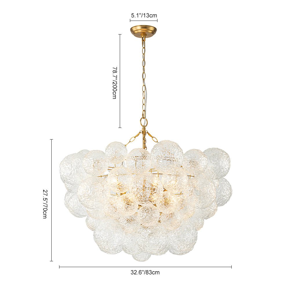 Mjuka Luxe Glass Chandelier