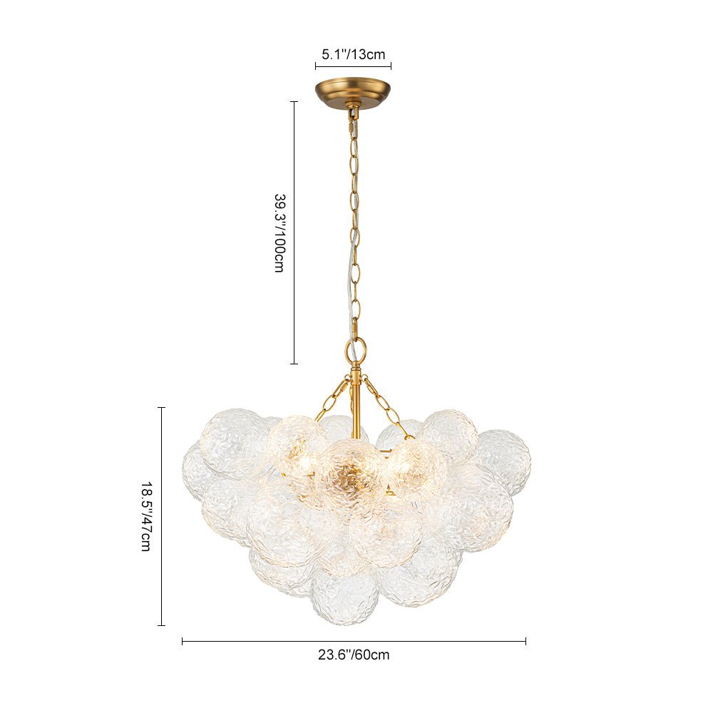 Mjuka Luxe Glass Chandelier