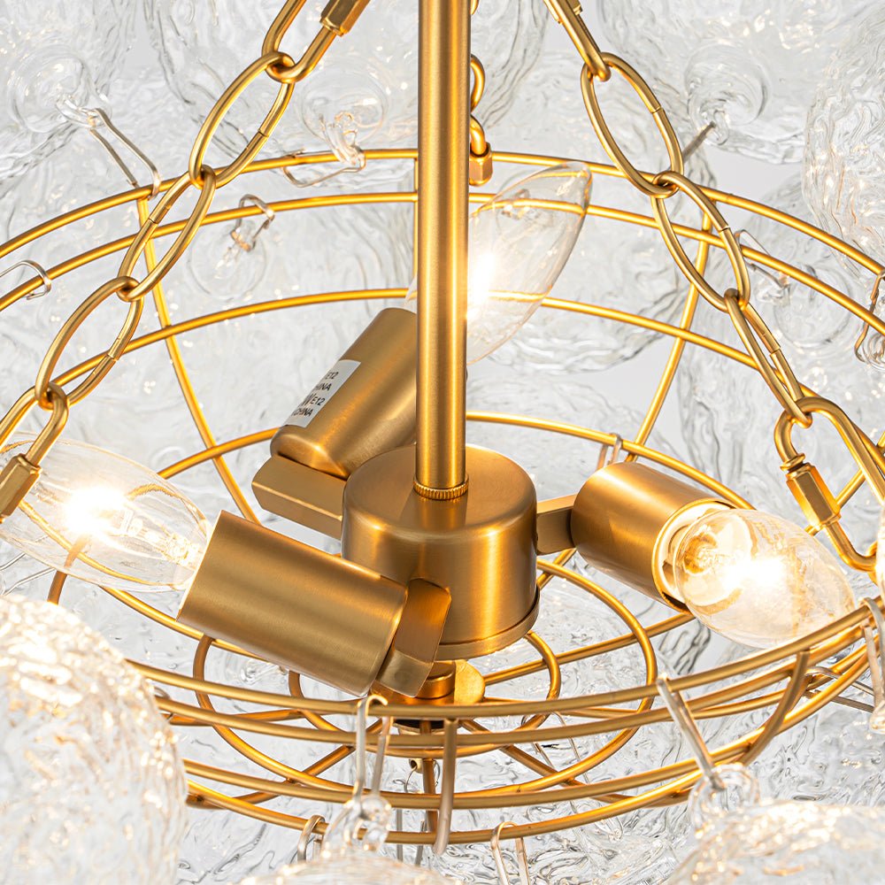 Mjuka Luxe Glass Chandelier