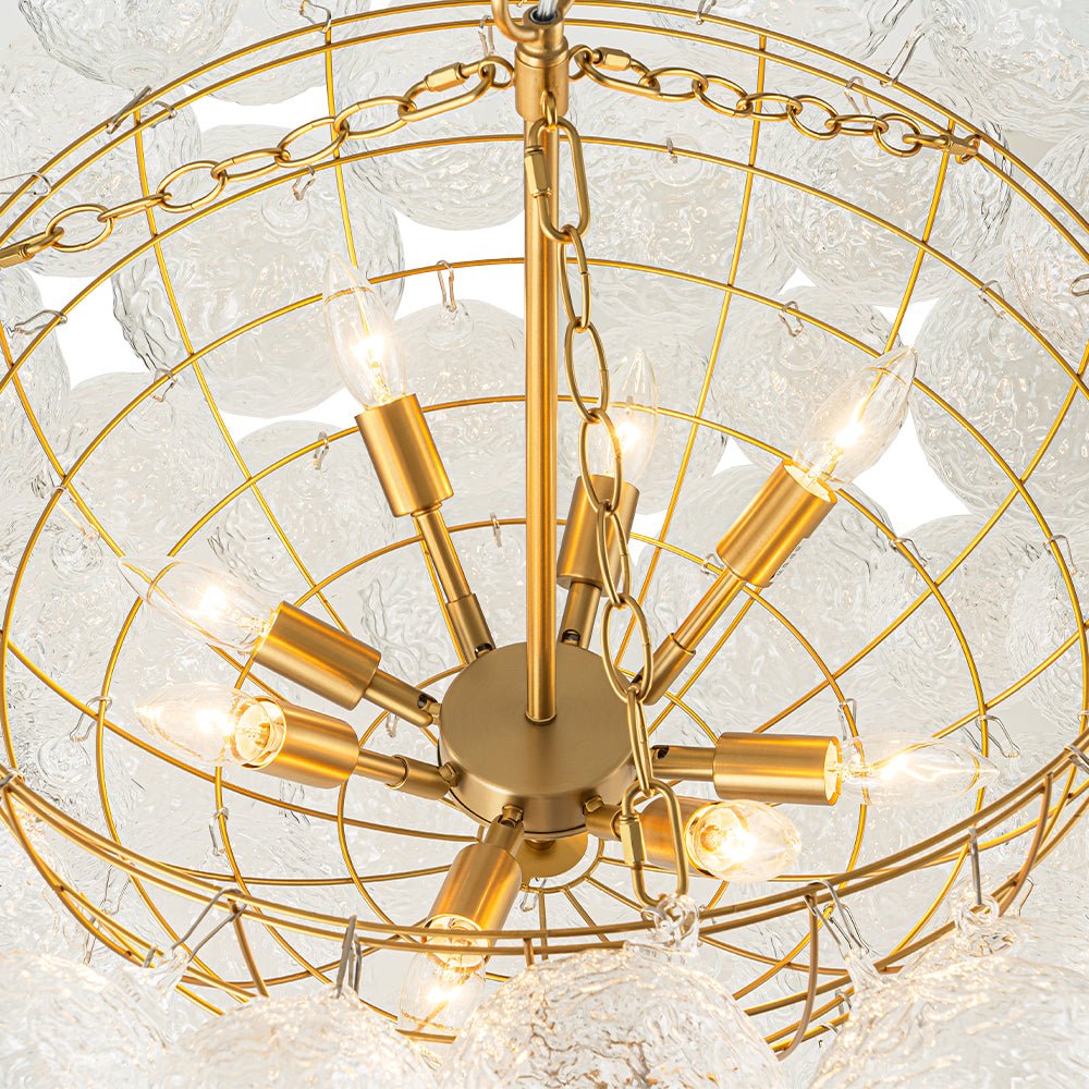 Mjuka Luxe Glass Chandelier