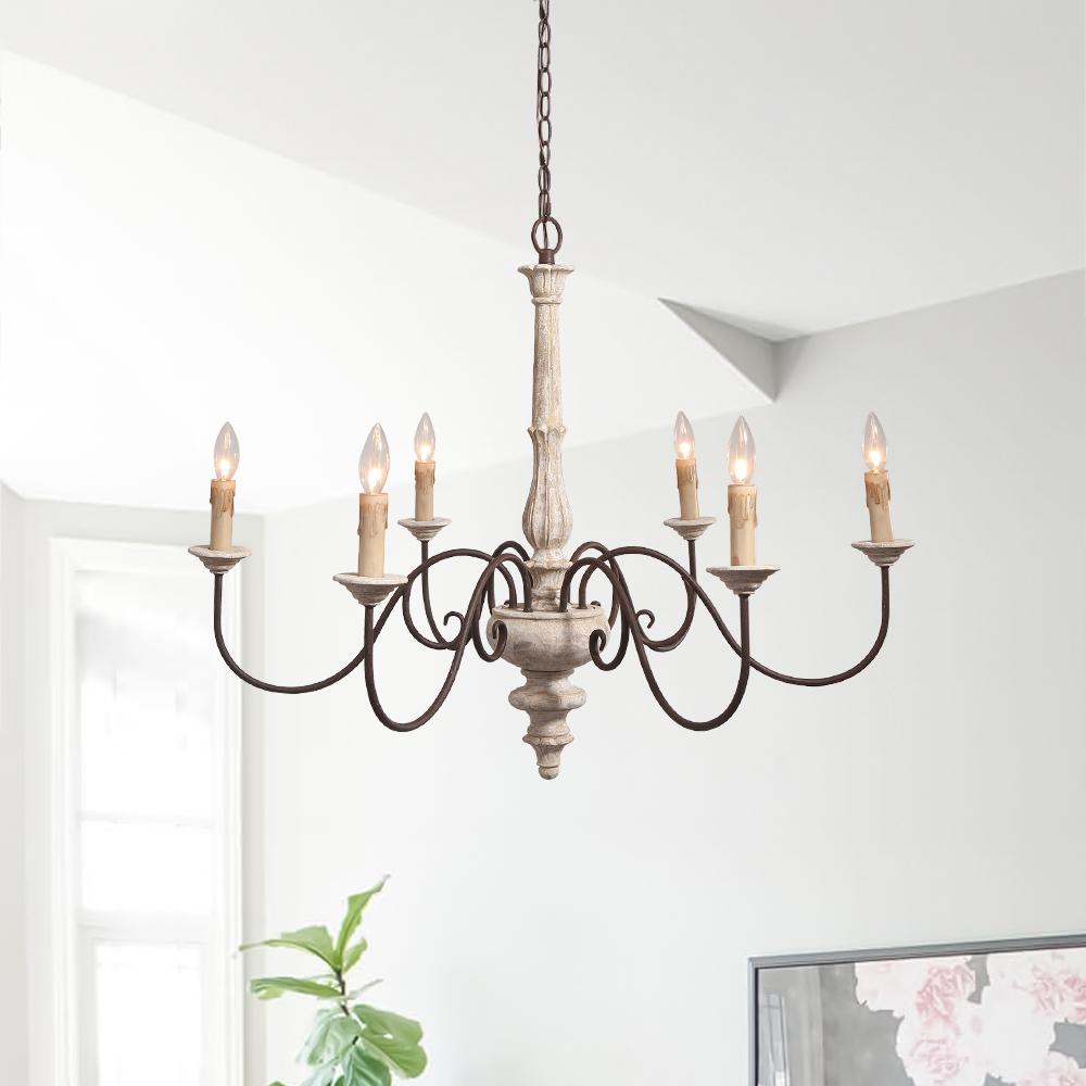 Yrvuli Candle Style Chic Metal Chandelier