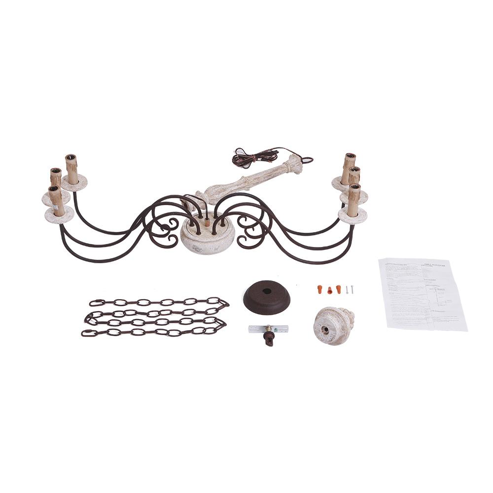 Yrvuli Candle Style Chic Metal Chandelier