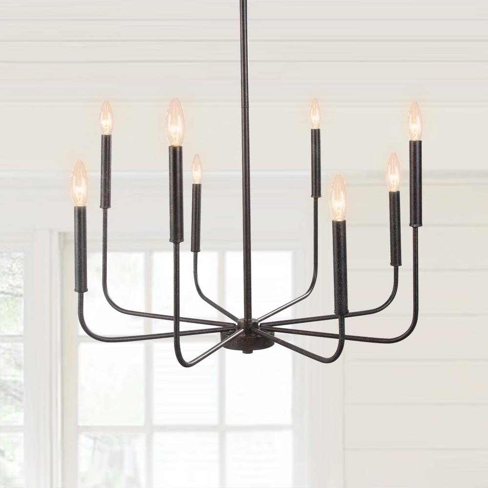Qvistur Candle Style Metal Chandelier
