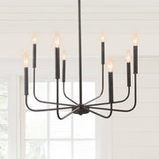 Qvistur Candle Style Metal Chandelier