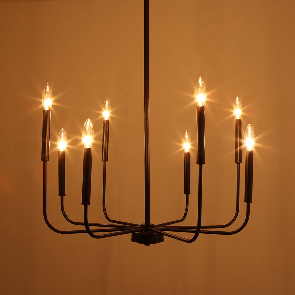 Qvistur Candle Style Metal Chandelier